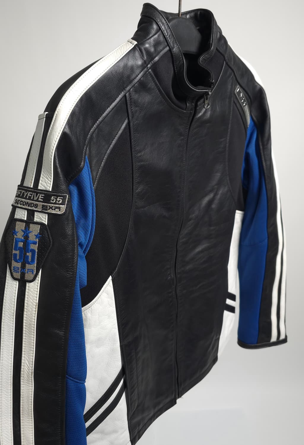 EXR 정품 소가죽 레이싱 자켓 패딩 점퍼 라이더 바이크 100
 상품이미지3