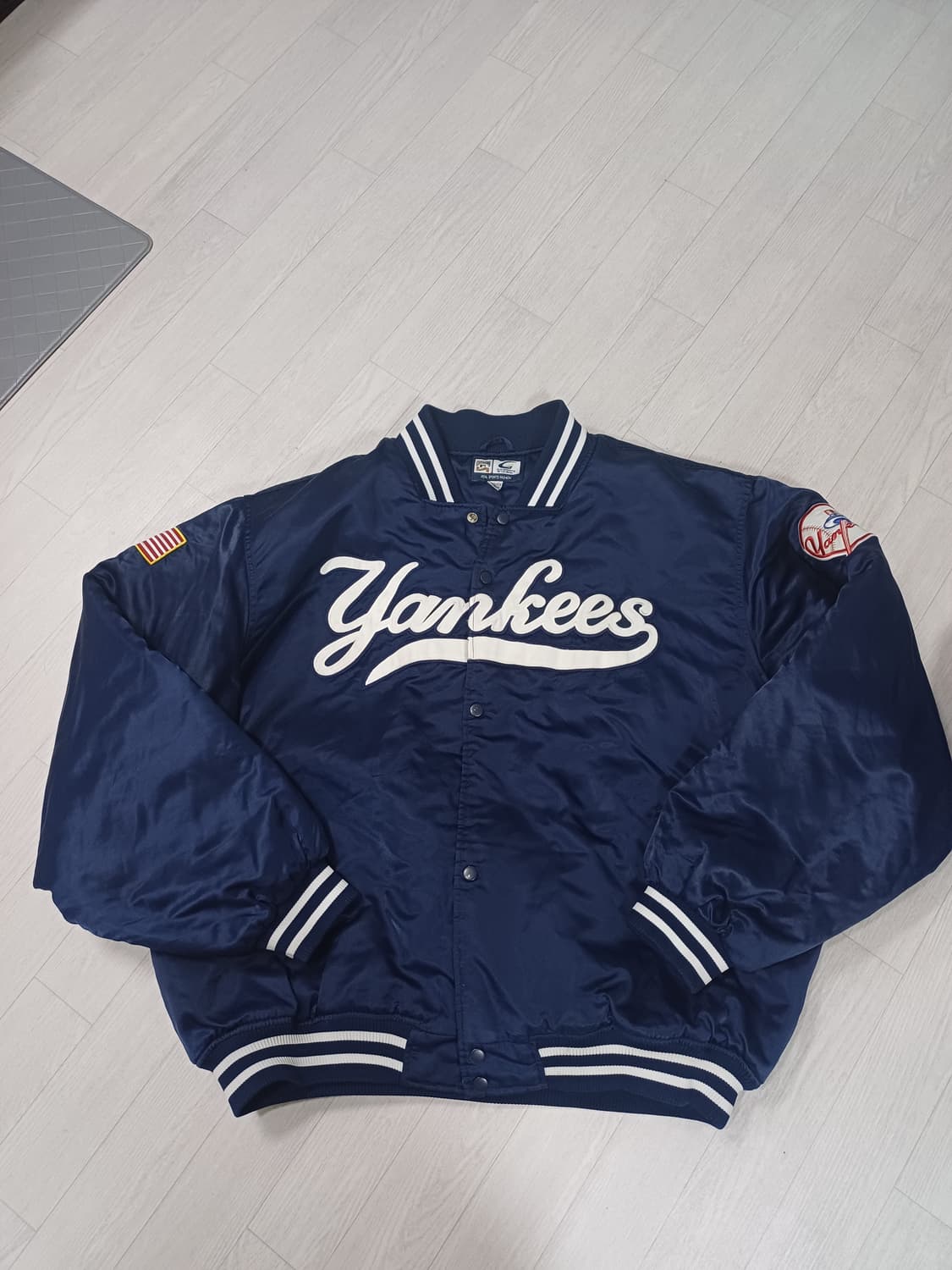 쿠퍼스타운 뉴욕 양키스 바시티 스타디움 자켓입니다. XXXL  상품이미지1