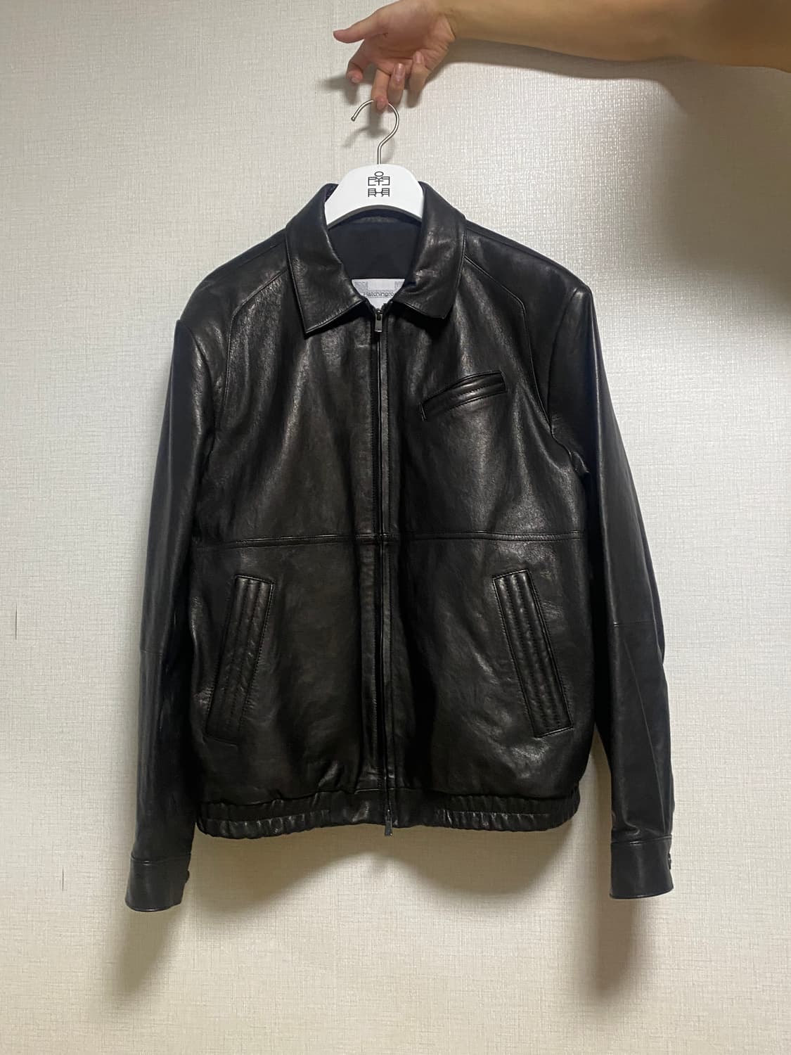 Stitched Volume Leather Jacket Lamb Skin 상품이미지3