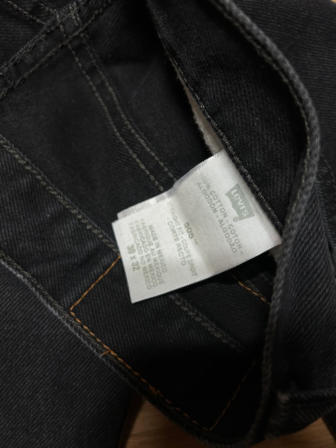 리바이스 505 블랙진 30x32 상품이미지4