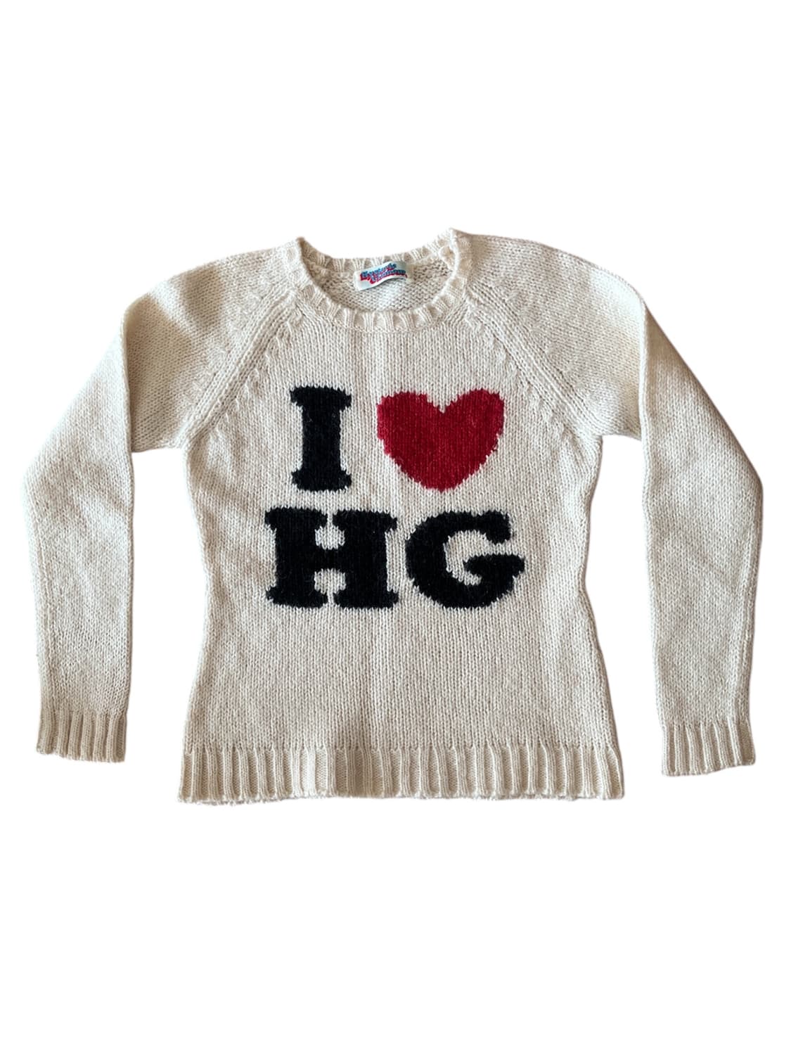 (우주매물) 히스테릭 글래머 아카이브  I♡HG 모헤어 니트 스웨터 상품이미지1