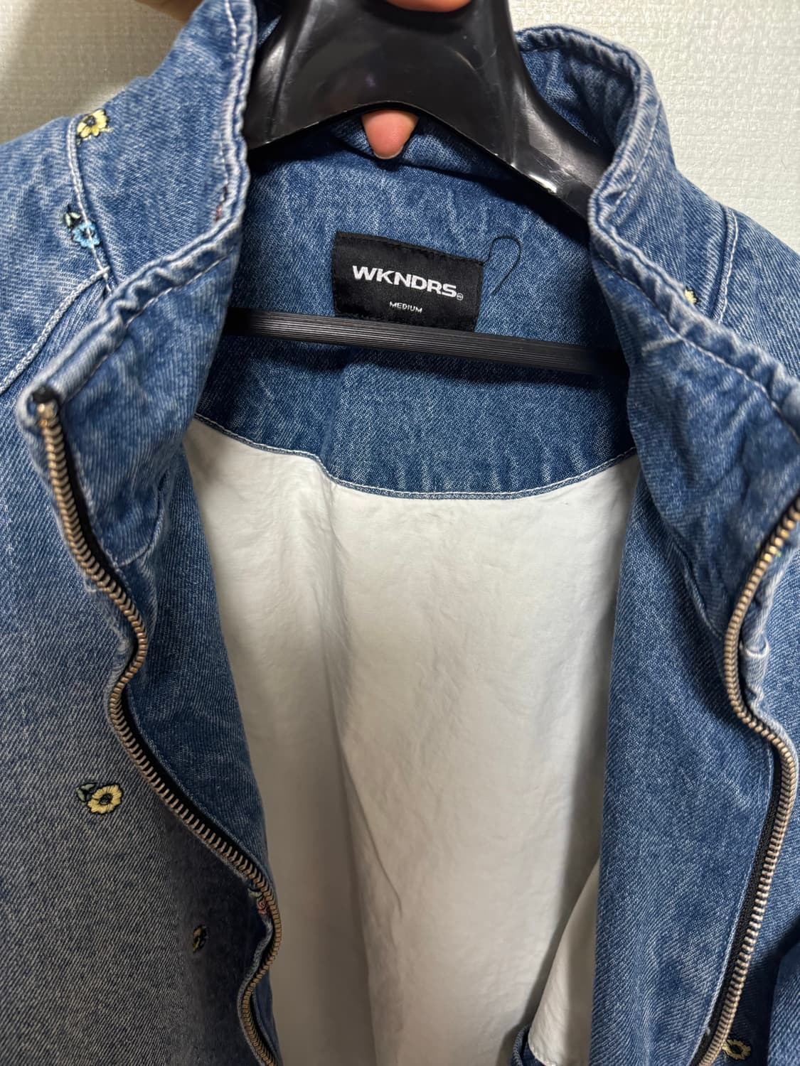위캔더스 FLORAL DENIM JACKET M 상품이미지2