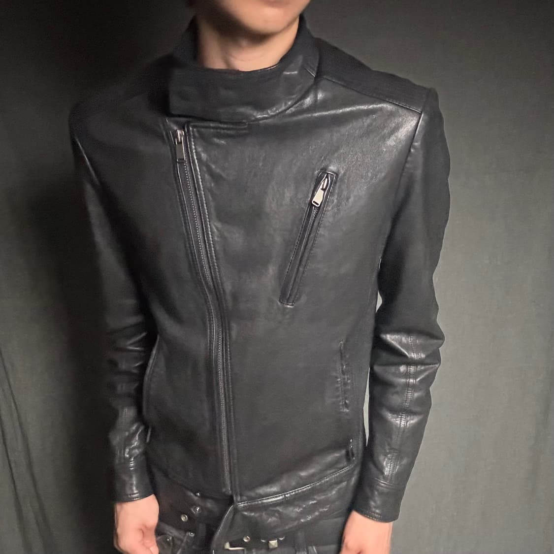 opium lamb skin leather jacket 상품이미지3