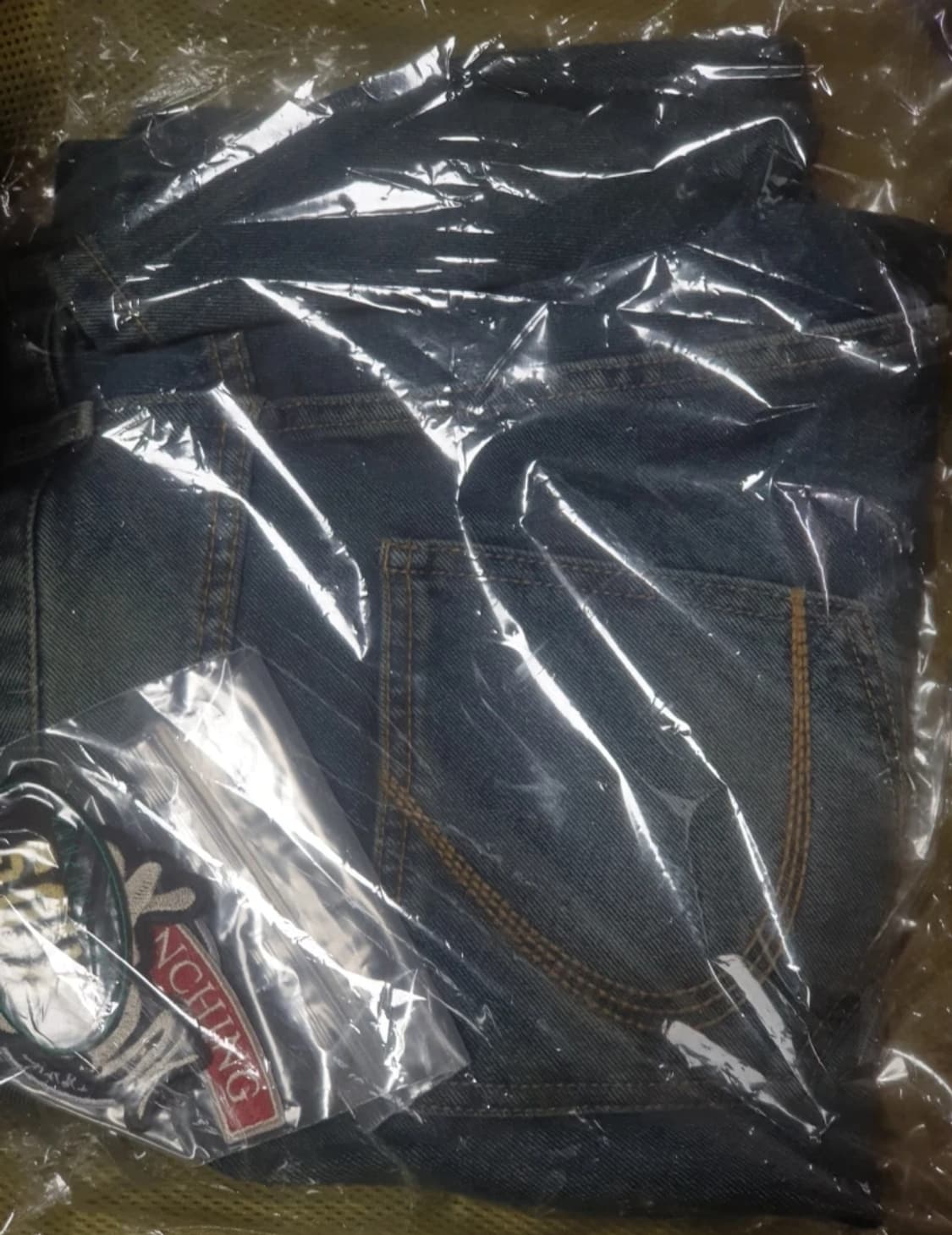 래리클락 Larry Clark  데님 와이드 핏 워시드 팬츠(새상품) 상품이미지2