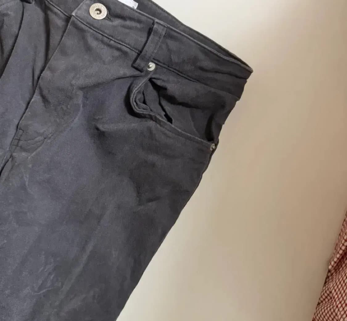 미세키서울 셔링 부츠컷 팬츠 챠콜 상품이미지7