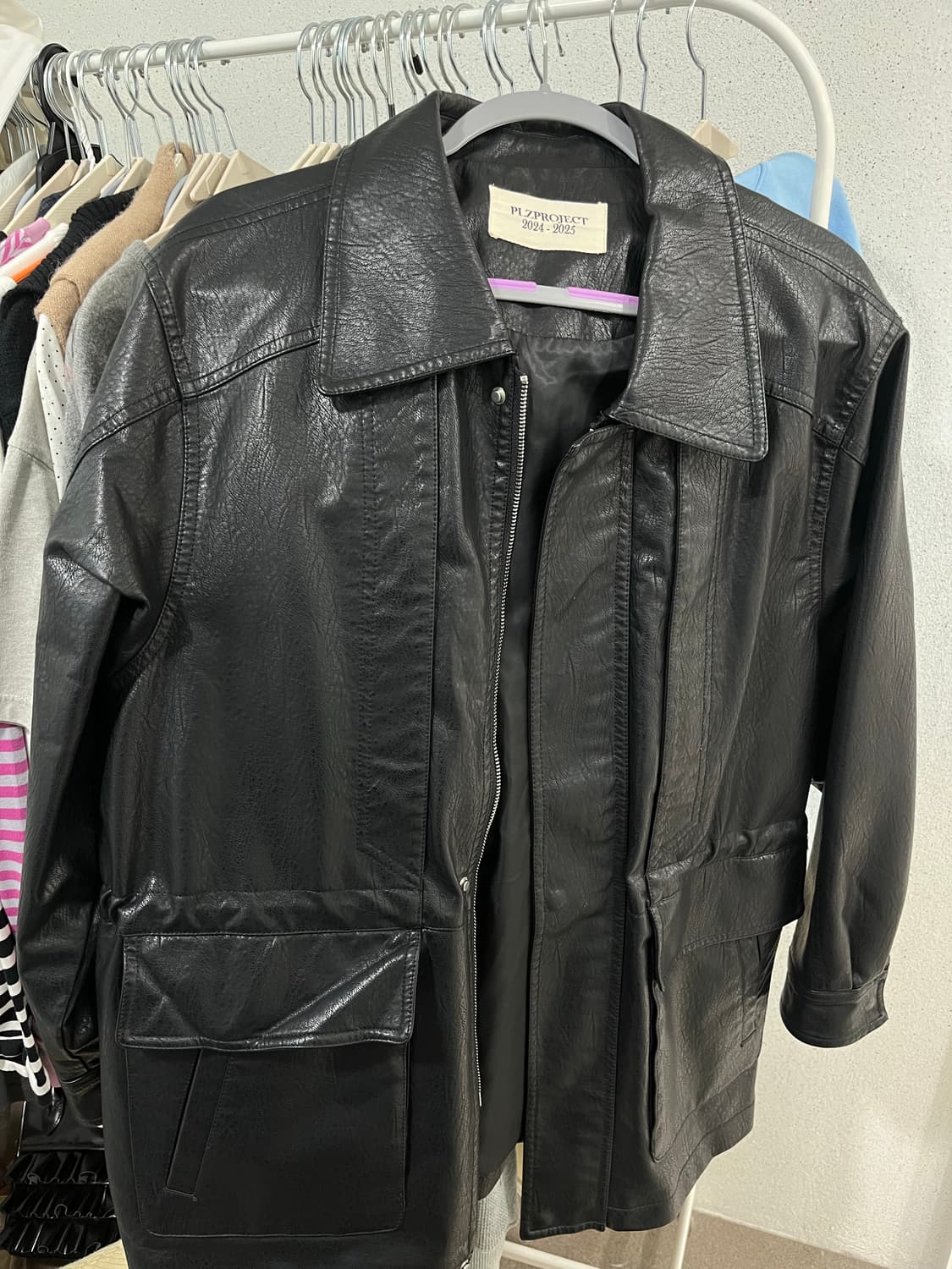 플리즈프로젝트 레더 자켓  상품이미지3