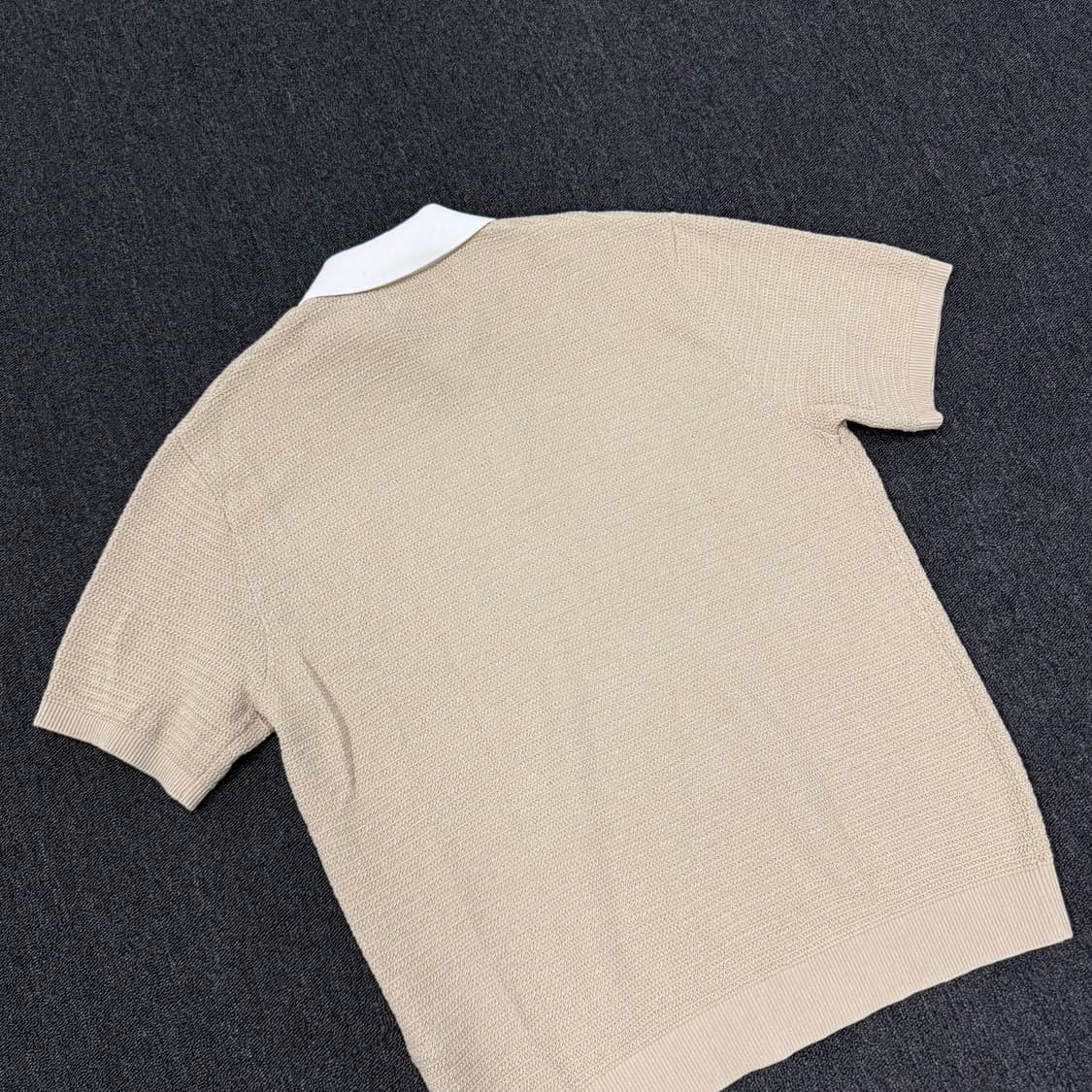 솔리드옴므 니트 카라 반팔티 상품이미지5