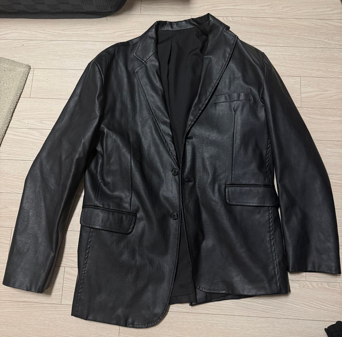 Leather blazer 상품이미지1