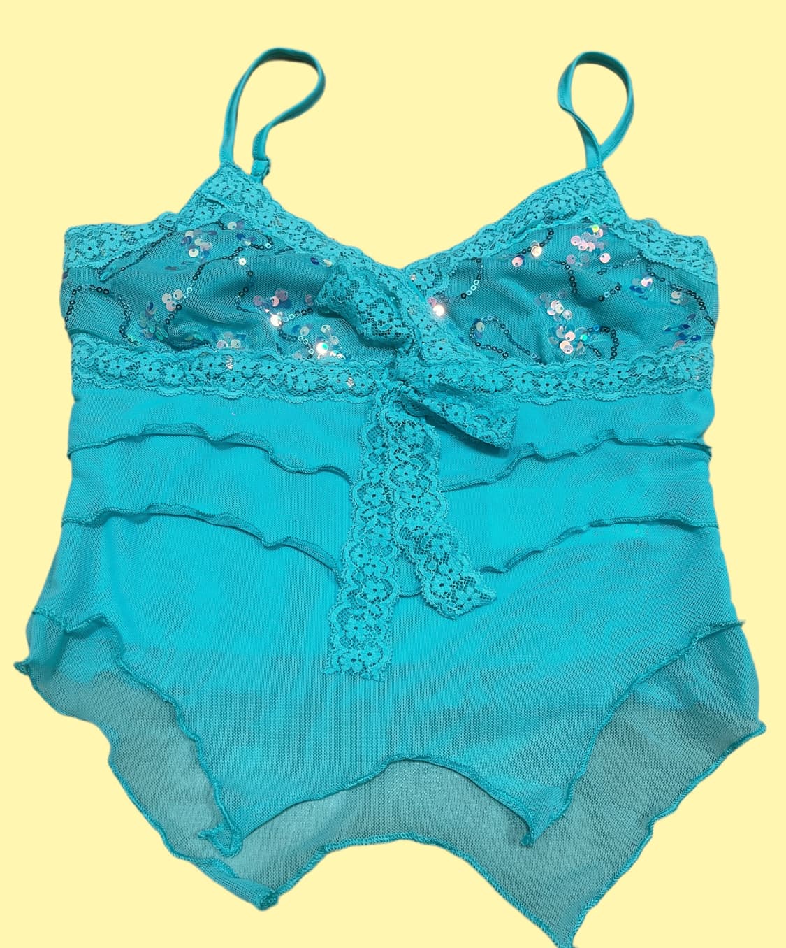 비즈 레이스 쉬폰 슬리브리스 상품이미지2