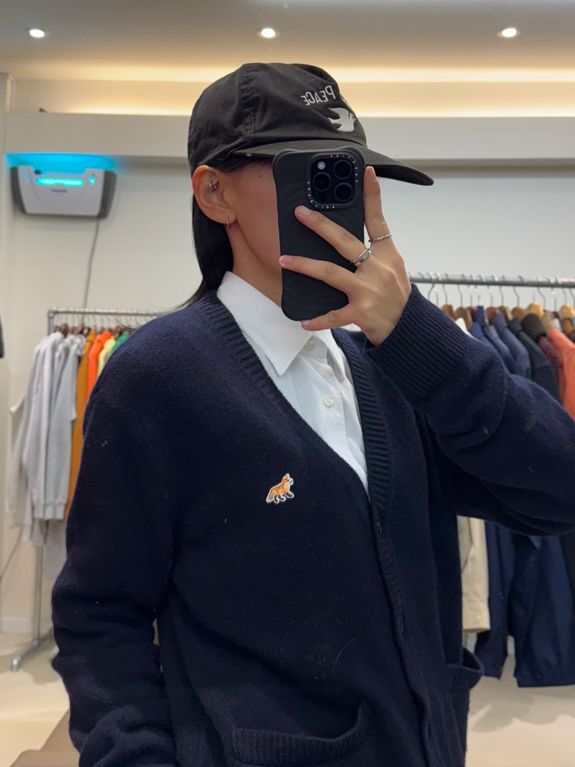 메종 키츠네 베이비 폭스 패치 가디건 상품이미지8