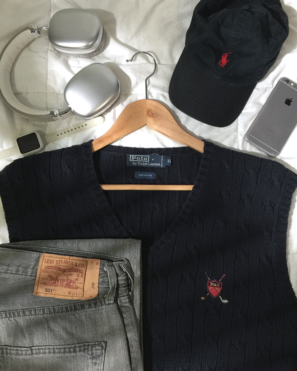 (MAN) 폴로랄프로렌 니트 베스트 XXL 상품이미지1