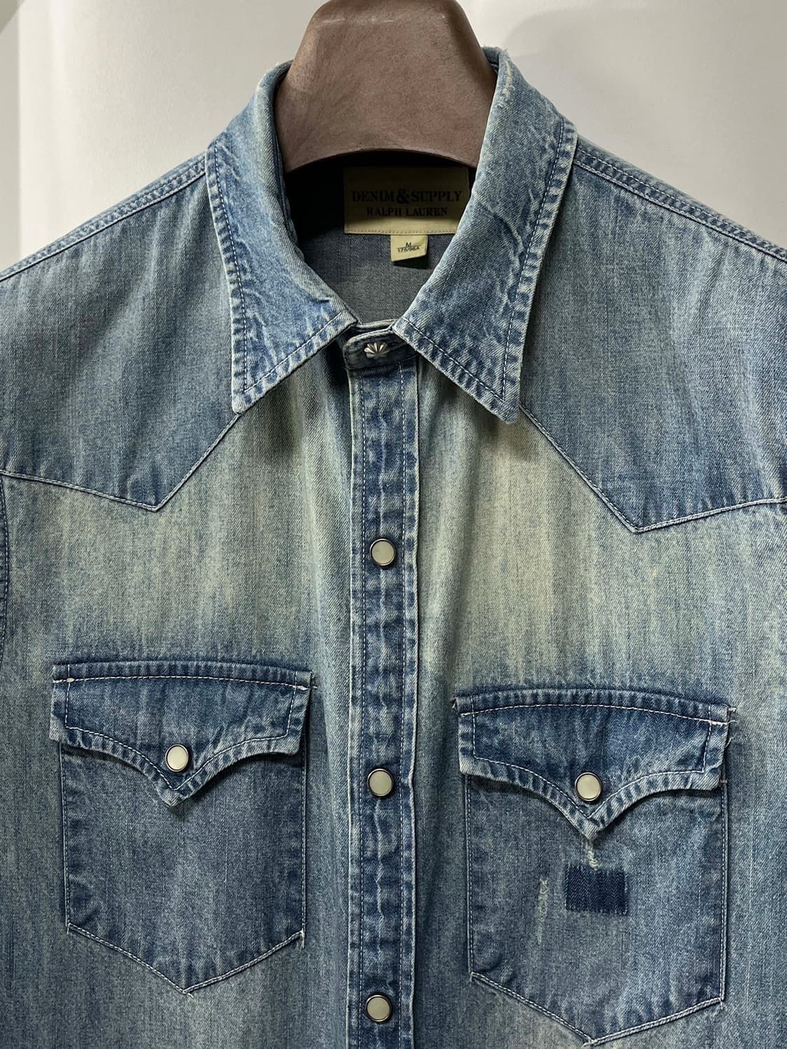 폴로 랄프로렌 콘초 썬더버드 워시드 사우스웨스턴 셔츠 상품이미지5