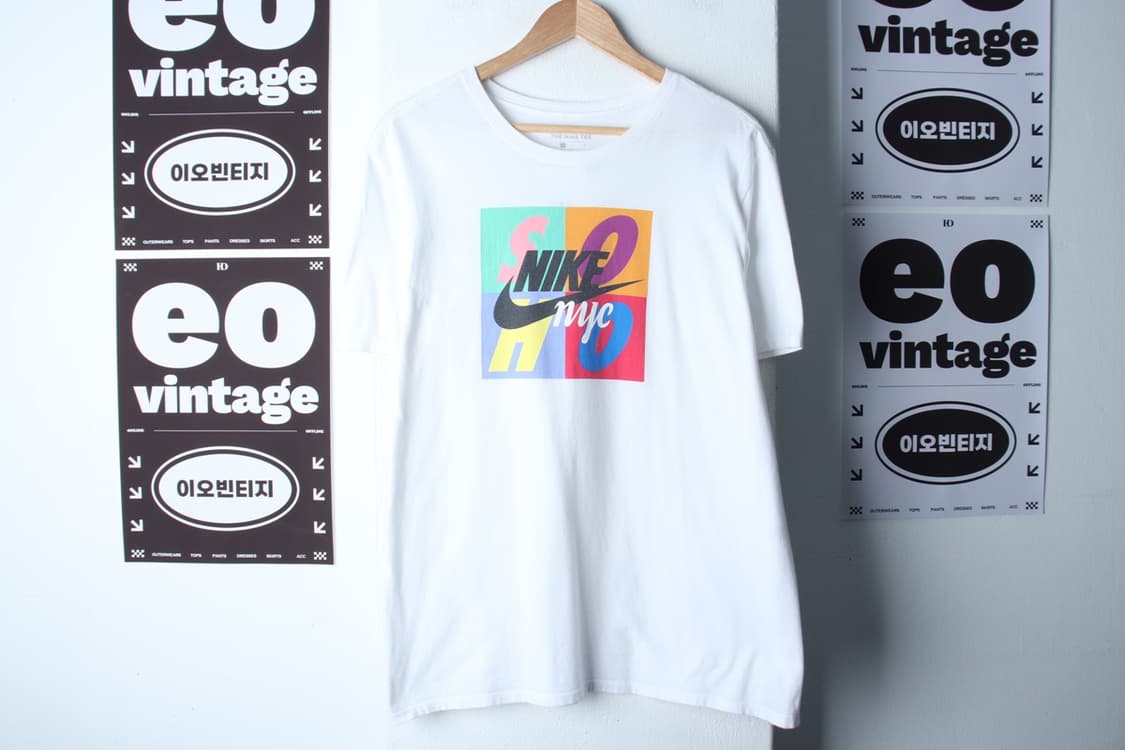 (L-XL) 나이키 반팔 티셔츠 뉴욕 소호 한정판-H32324 상품이미지2