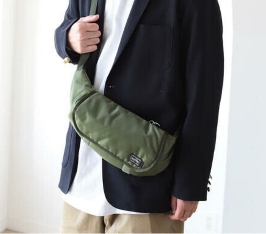 요시다포터 X 캡틴선샤인 트래블러 퍼니백 -올리브 [택/더스트백 포함] 상품이미지8