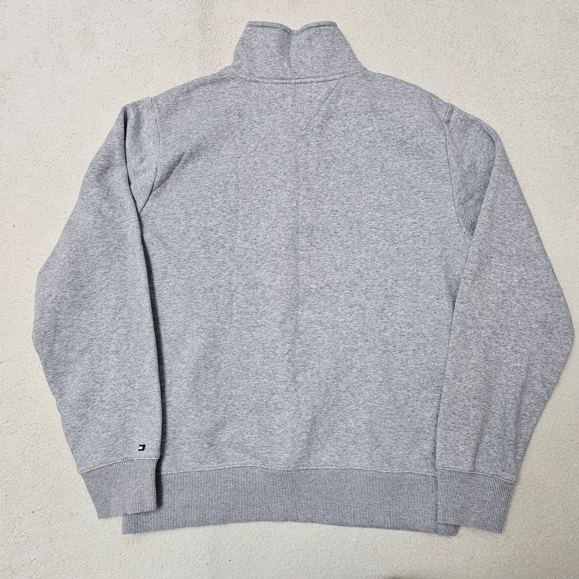 L 타미힐피거 하프집업 맨투맨 그레이 상품이미지4