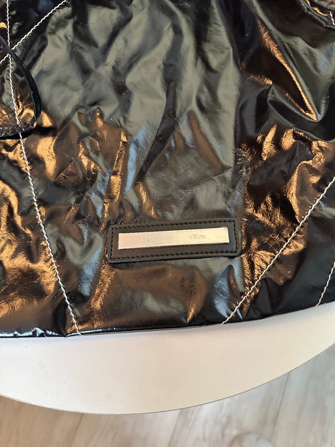 마뗑킴 스트링 백팩 블랙 상품이미지5