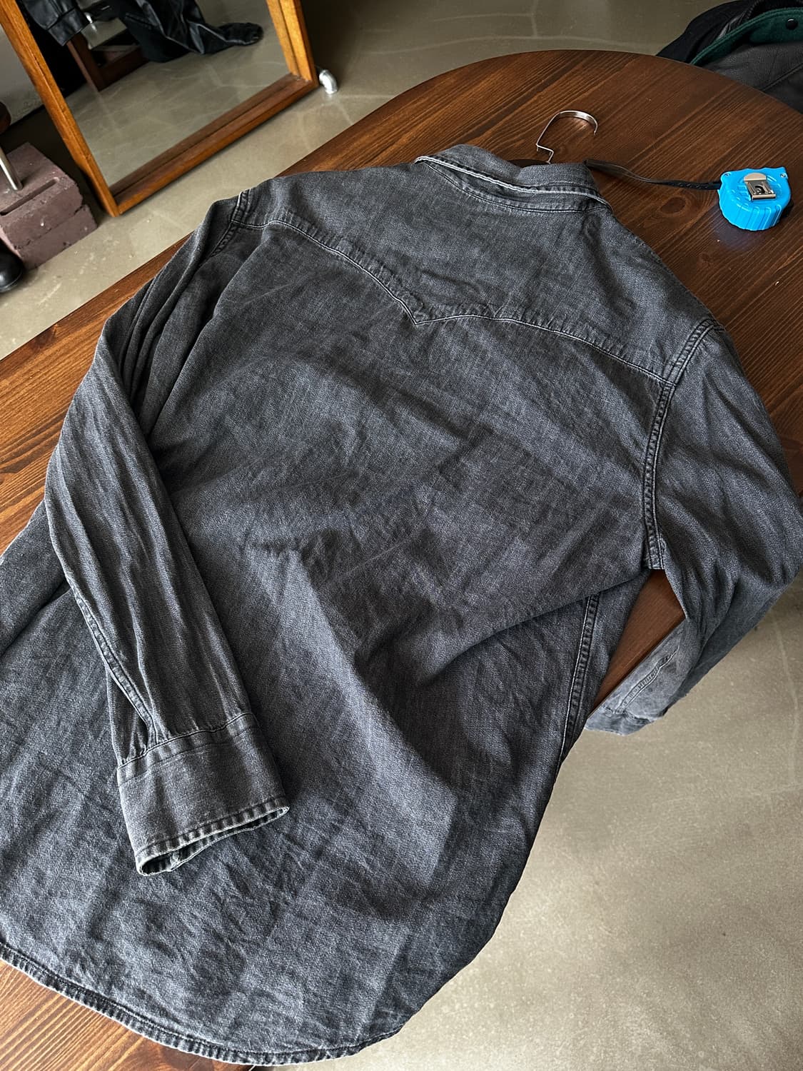 Levi’s 블랙 데님 웨스턴 셔츠 상품이미지5