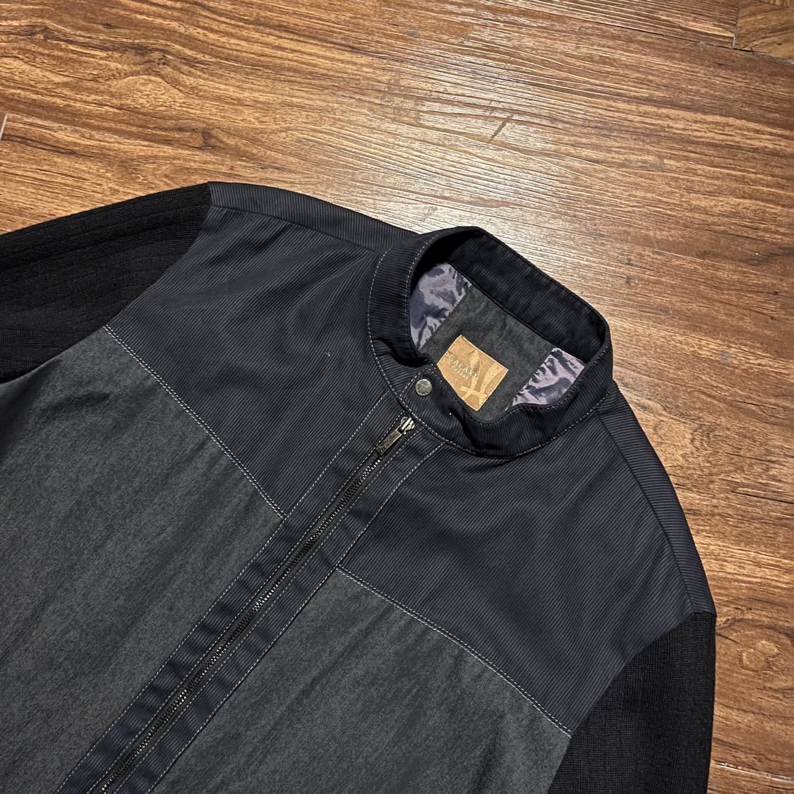 Galaxy Knit Mixed-Texture Jacket xl 상품이미지3