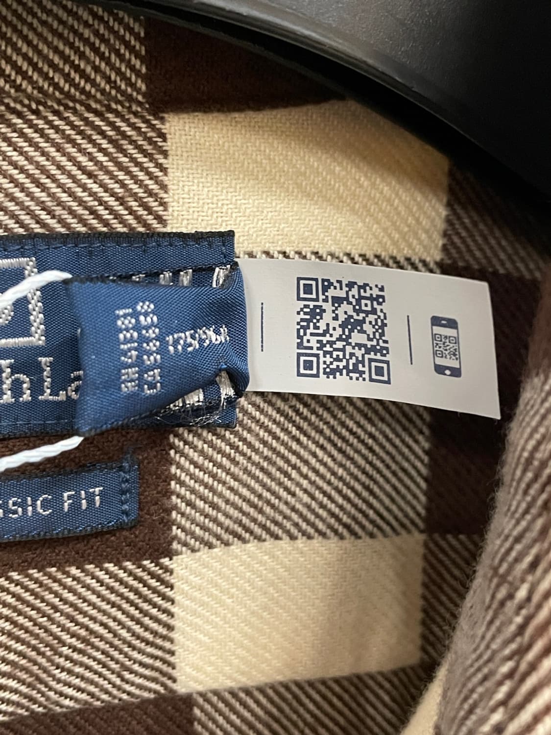 폴로 랄프로렌 브라운 체크 워크 셔츠  상품이미지6