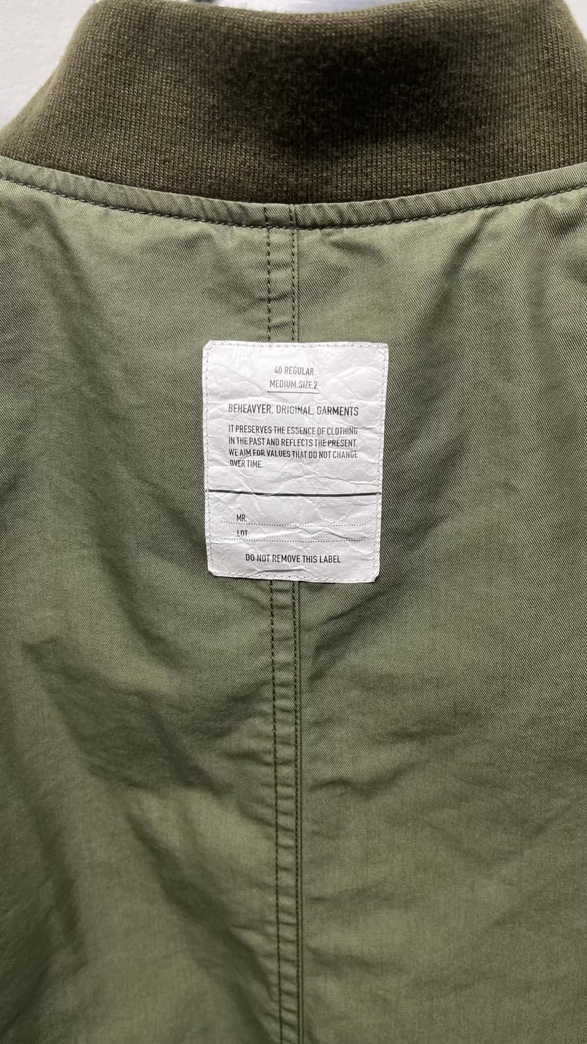 비헤비어 리버시블 m43 라이너 다운 자켓 상품이미지5