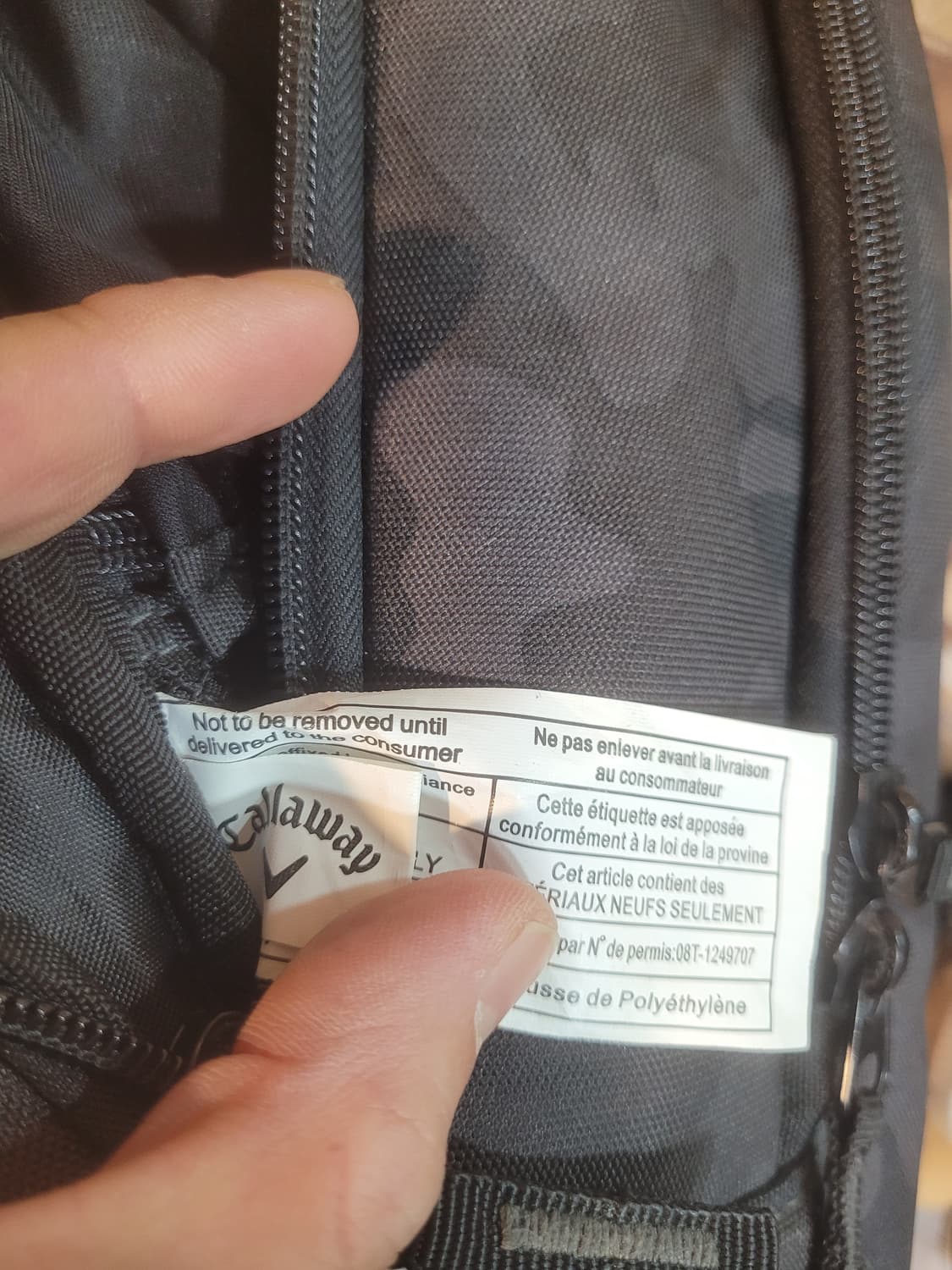 캘러웨이 클럽하우스 카모 백팩 상품이미지6