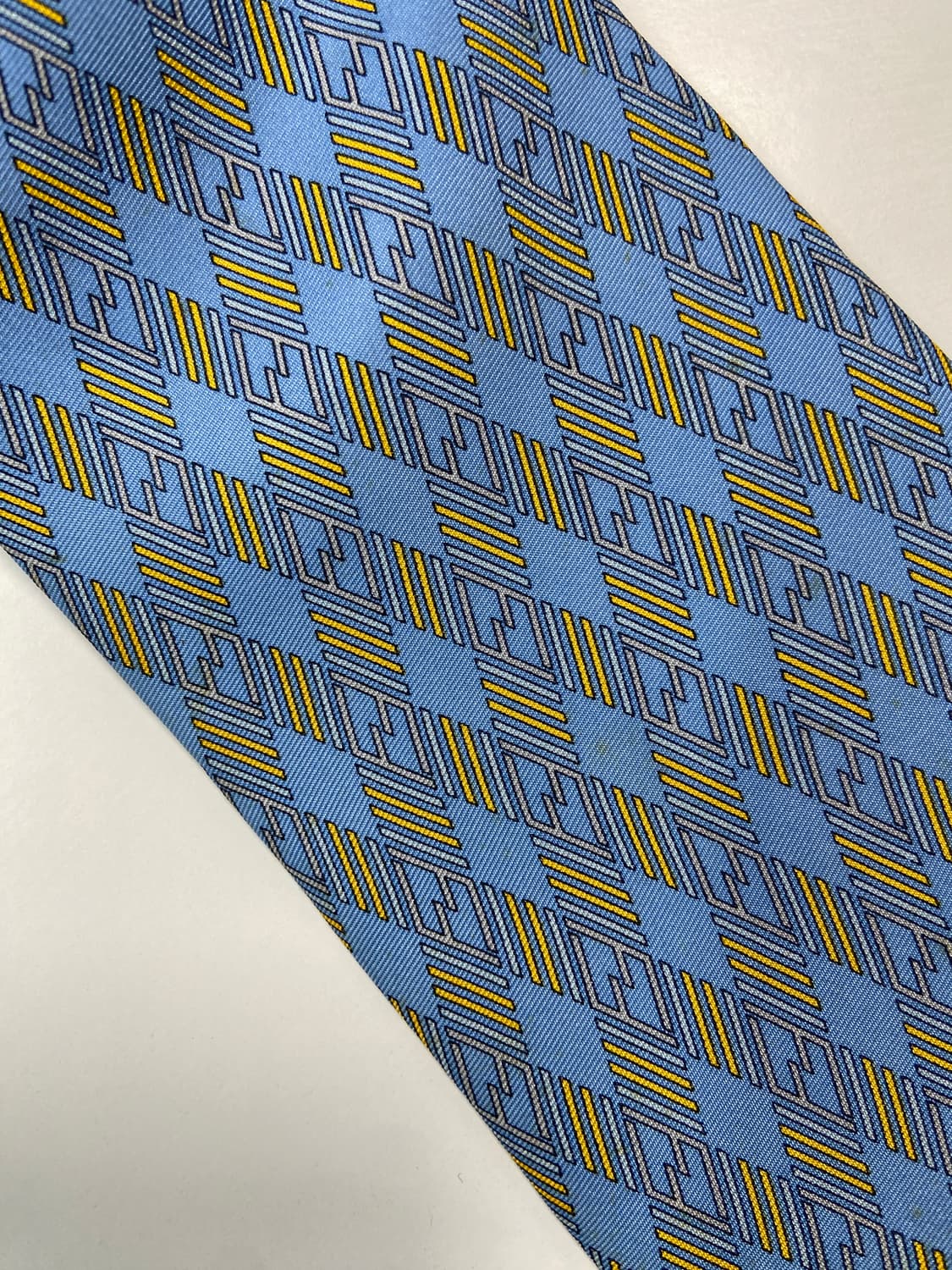 펜디 (FENDI) FF모노그램 정품 명품 넥타이 상품이미지8