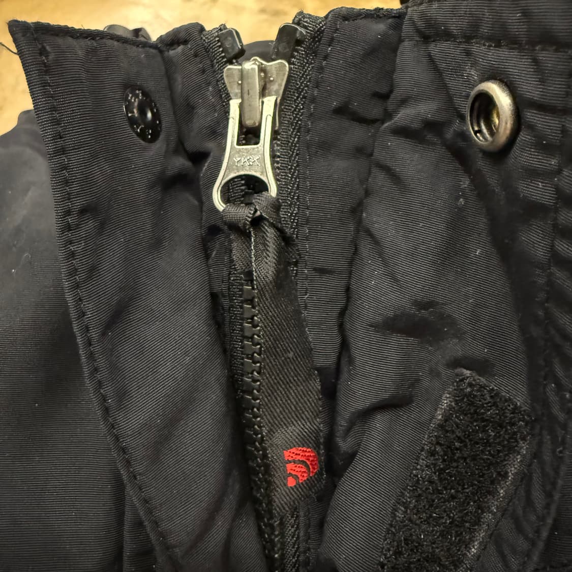 [정품/85] 노스페이스 블랙 바람막이 후드 자켓 b10 상품이미지8