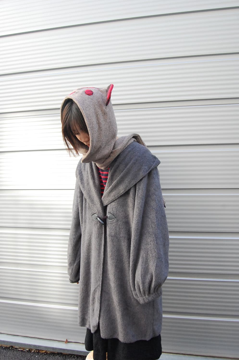 Corridio fur duffle coat 상품이미지3