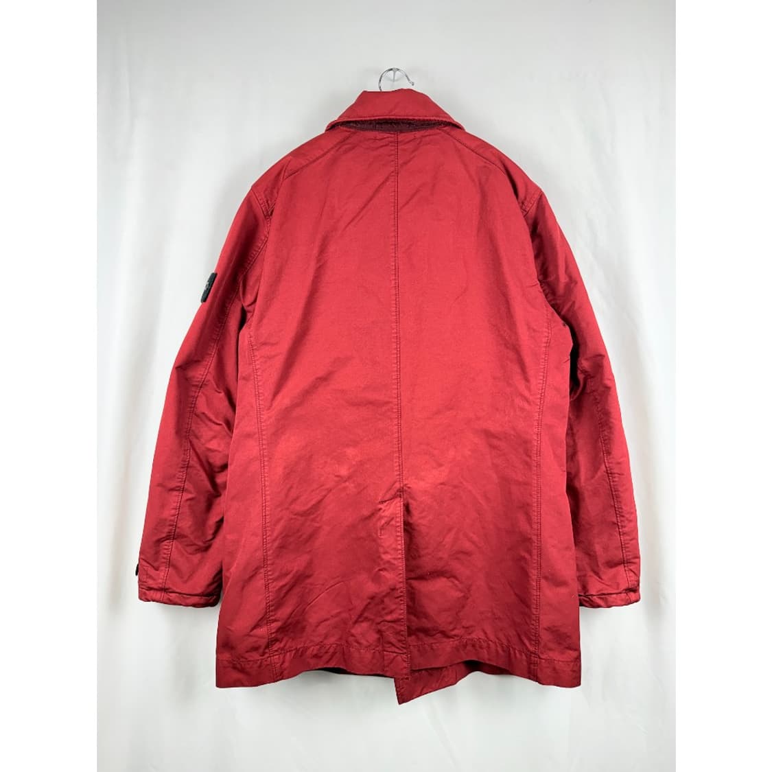 (L) 스톤아일랜드 DAVID TC 와펜 버튼업 코트 레드 상품이미지6
