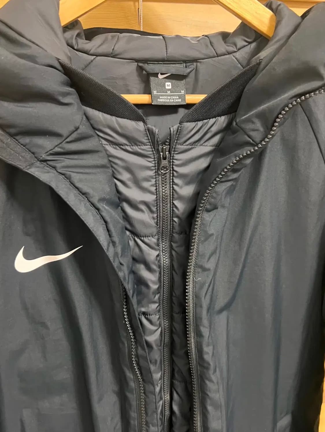 나이키 남성 블랙 하프패딩점퍼 상품이미지5