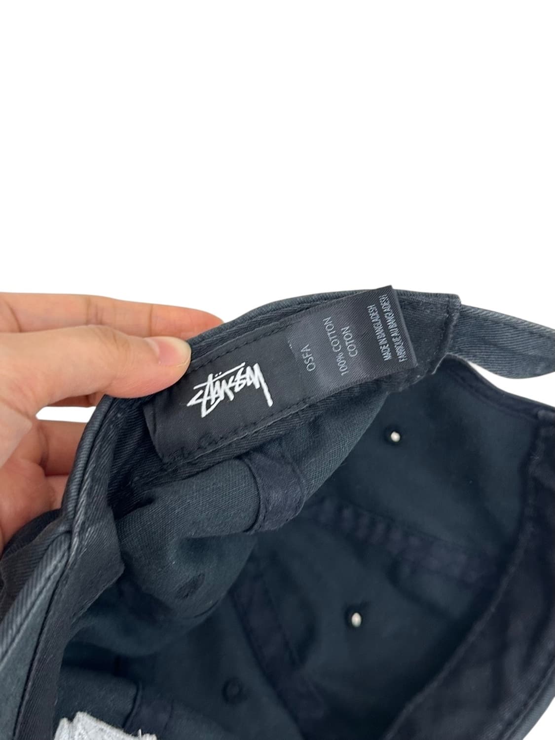 Stussy 스투시 볼캡 블랙 상품이미지8