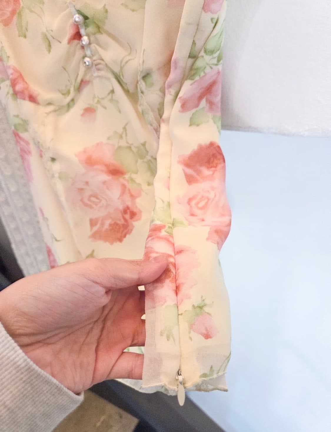 플라워 쉬폰 블라우스 상품이미지4