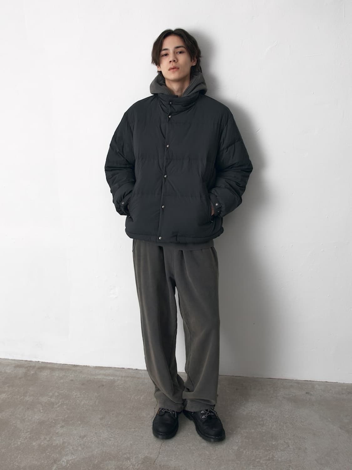 Men Commuter Light Down Puffer Black 상품이미지1