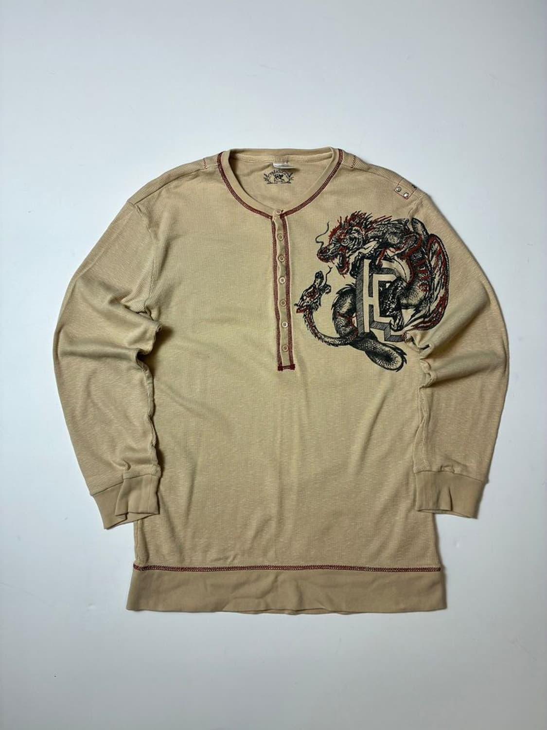 파라수코 00's 헨리넥 오리엔탈 롱 슬리브 PN8932 상품이미지1