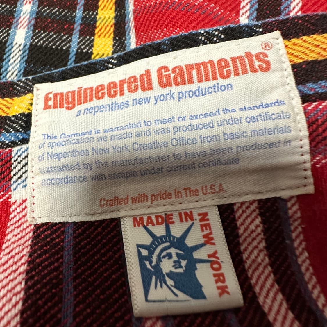 ENGINEERED GARMENTS usa made heavy shirt 상품이미지4