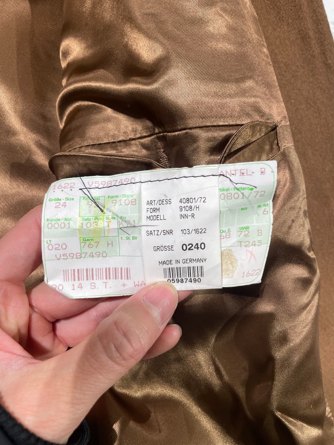 에두아르트 드레슬러 브라운 클래식 캐시미어 코트 상품이미지8