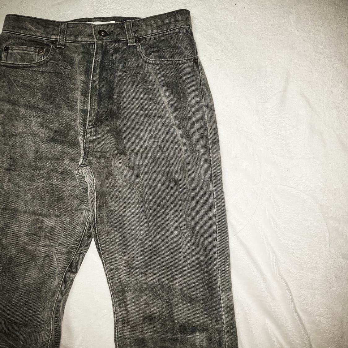 '00s iimK Pure Black Ice Wash Flare Deni 상품이미지2