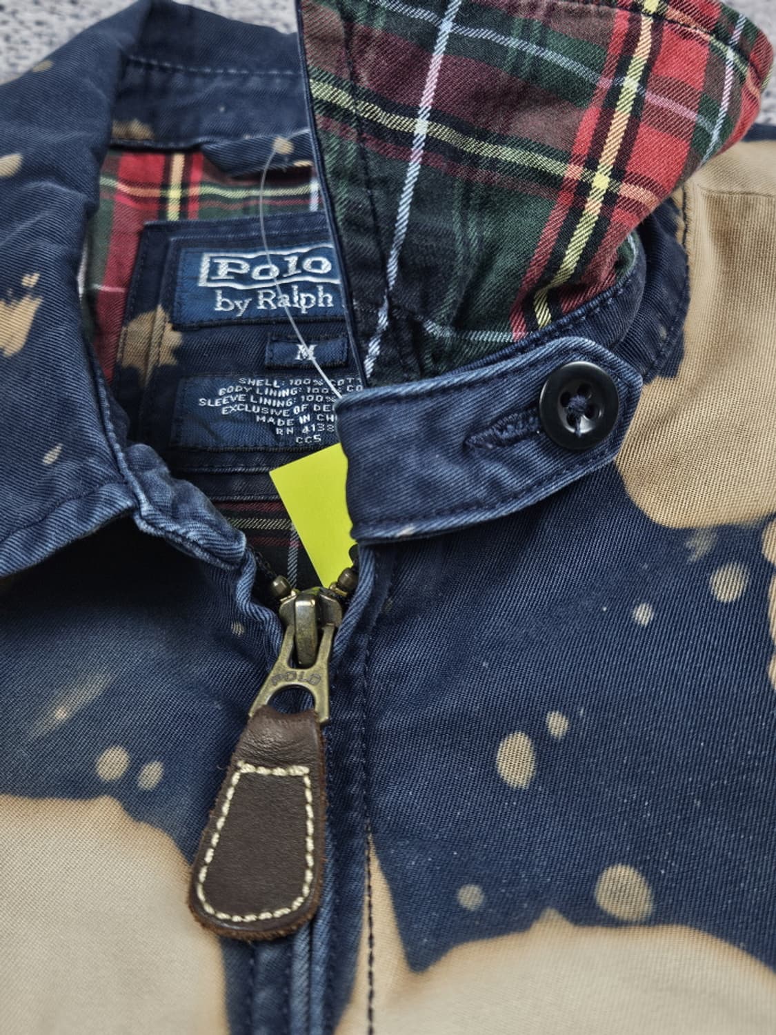 폴로랄프로렌 다잉 워시드 커스텀 블루종 자켓 ( M ) / 10083 상품이미지9