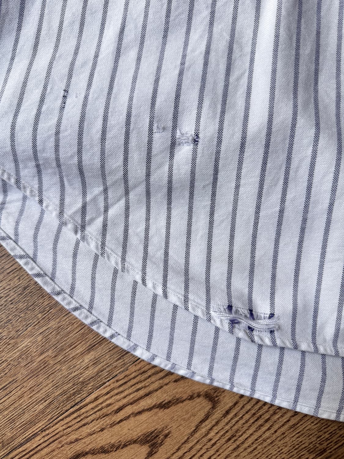 [L]90's 폴로 랄프로렌 Big Shirt 스트라이프 옥스포드 셔츠 상품이미지5