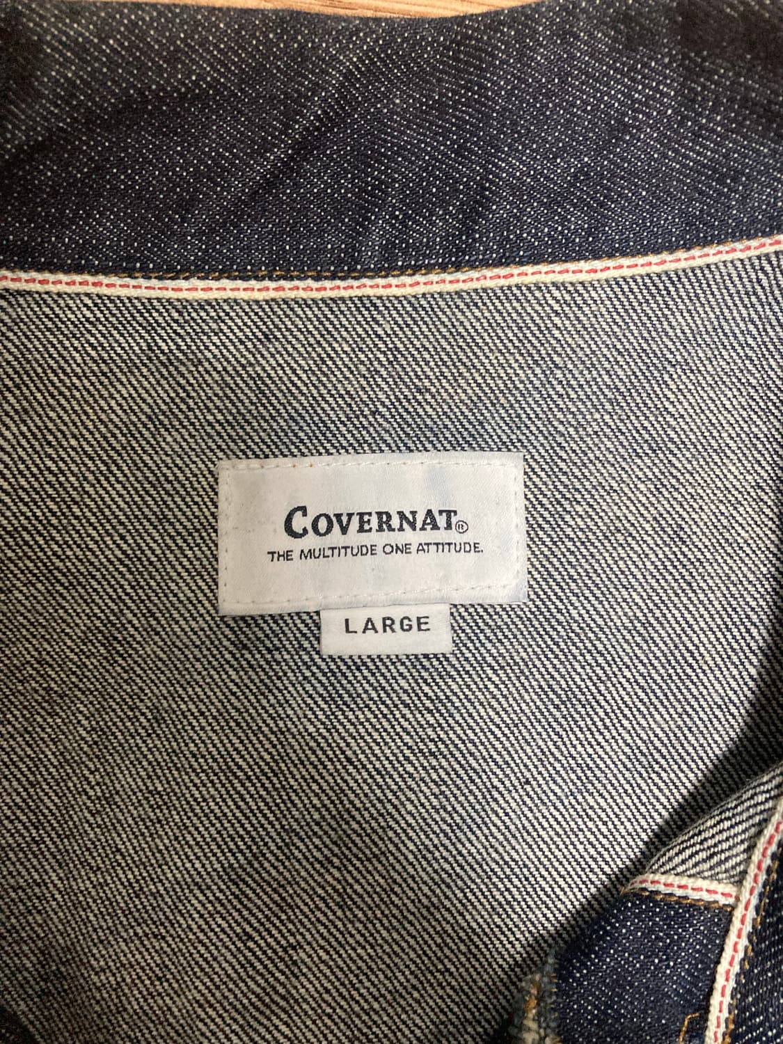 커버낫 셀비지 데님 자켓 L 상품이미지2