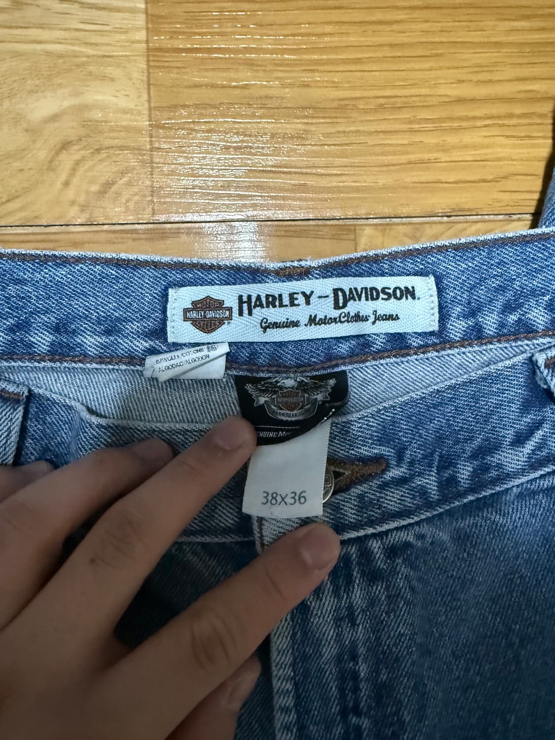 [38x36] 할리데이비슨 데님 팬츠 상품이미지2