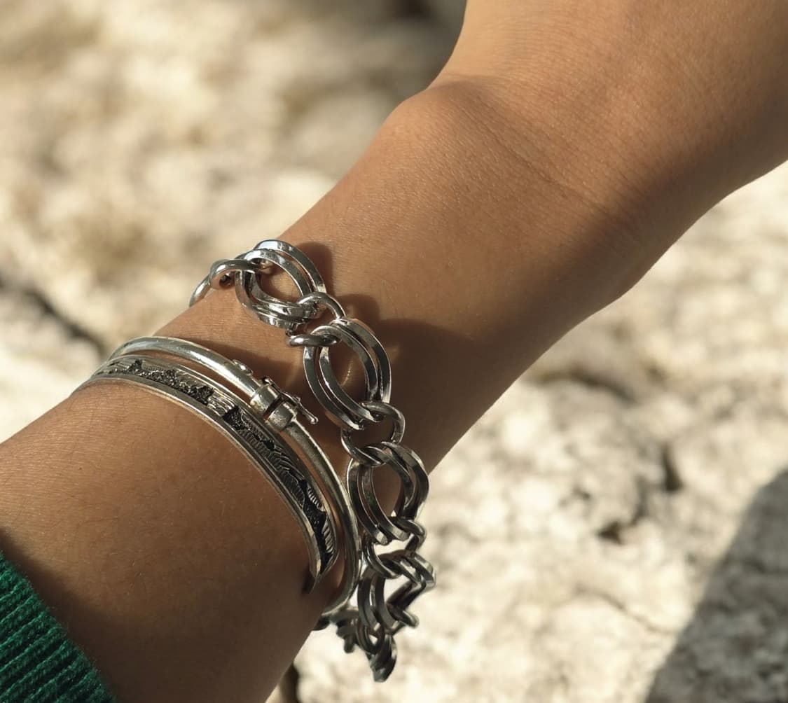 🇺🇸미국 앤틱샵에서 건져온 미드센츄리 은 팔찌 상품이미지6