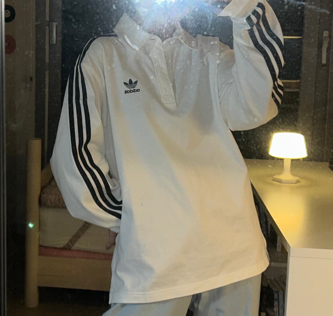 아디다스 럭비 폴로 카라 긴팔 상품이미지1