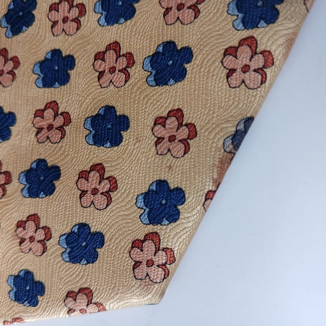 소니아리키엘 실크 플라워 패턴 넥타이 9.4cm A~B등급 A19849 상품이미지3