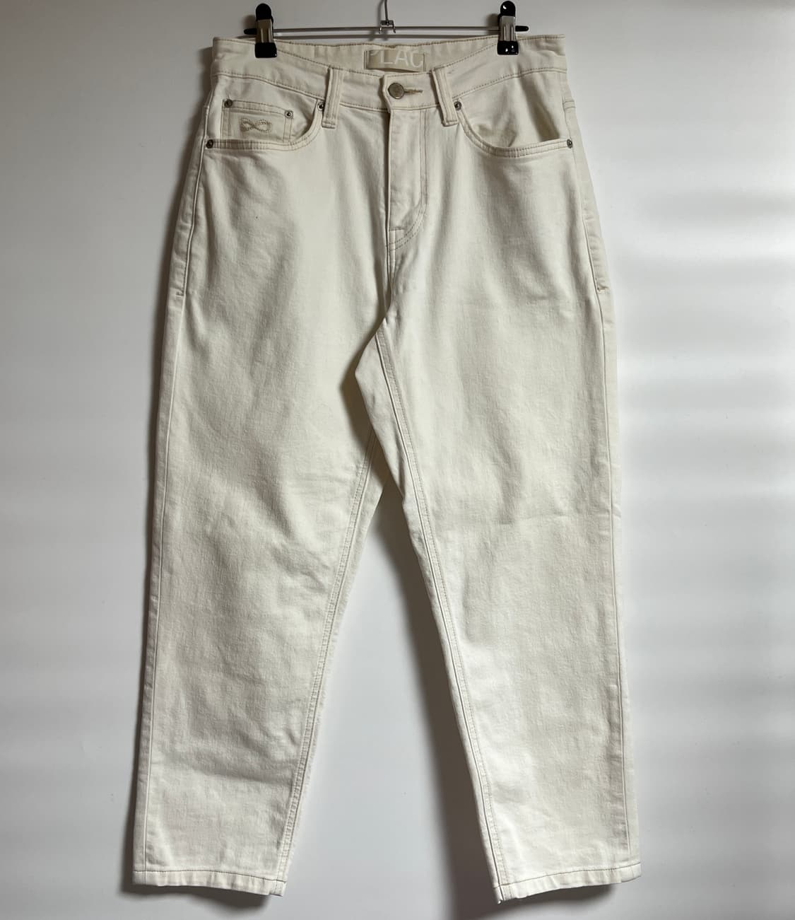 공용 플랙진 PLAC 아이보리 배기팬츠 31 상품이미지1