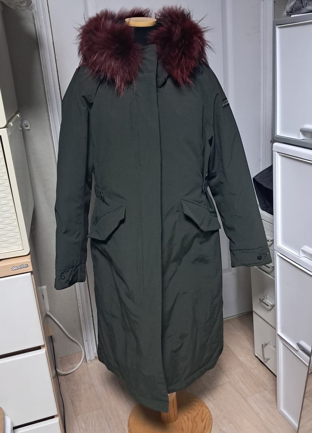 스케쳐스 모피퍼 롱패딩 헤비패딩 XL(약66~77)19년제품, 거의새제품 상품이미지1