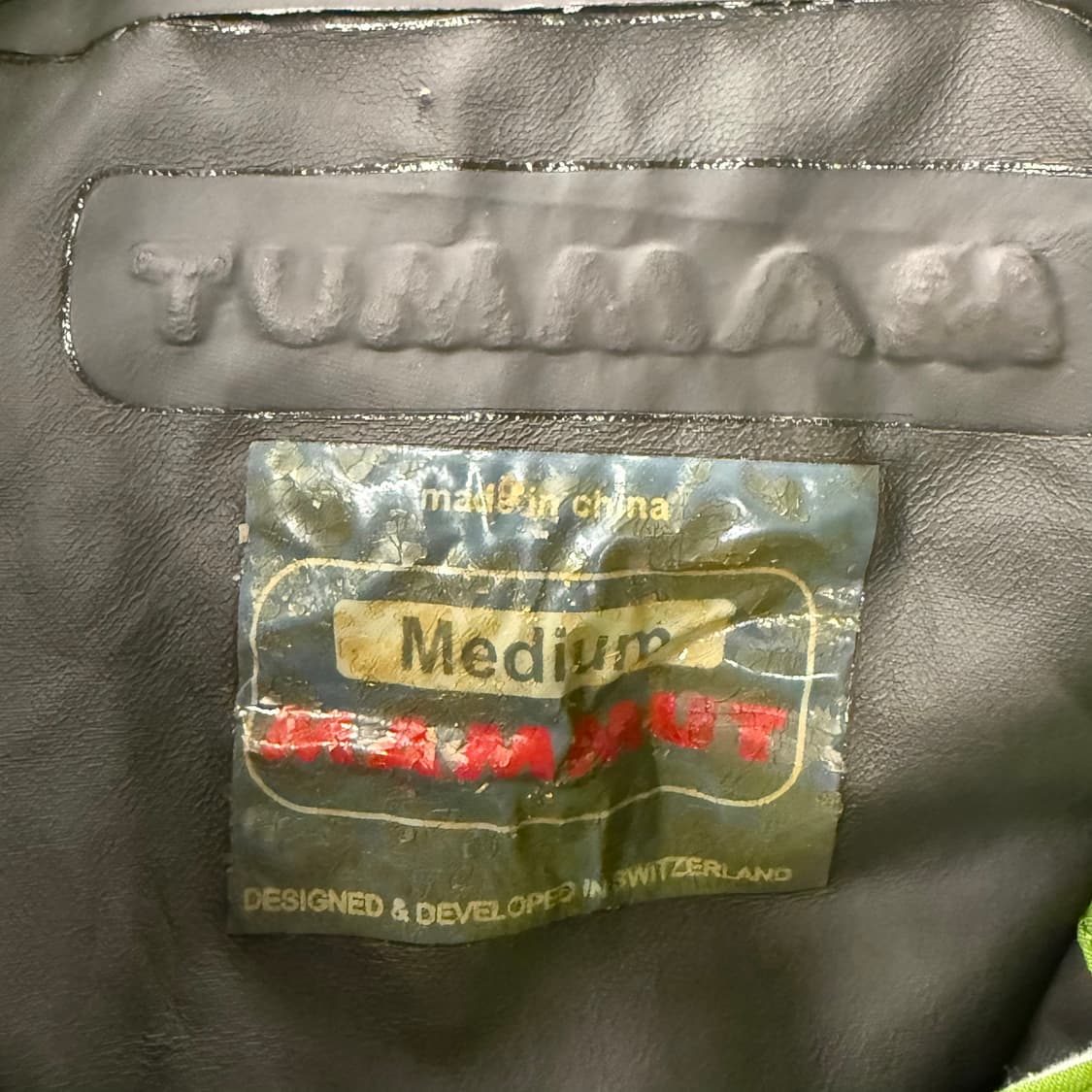 [정품/M] 마무트 등산 바람막이 자켓 그린 b16 상품이미지5