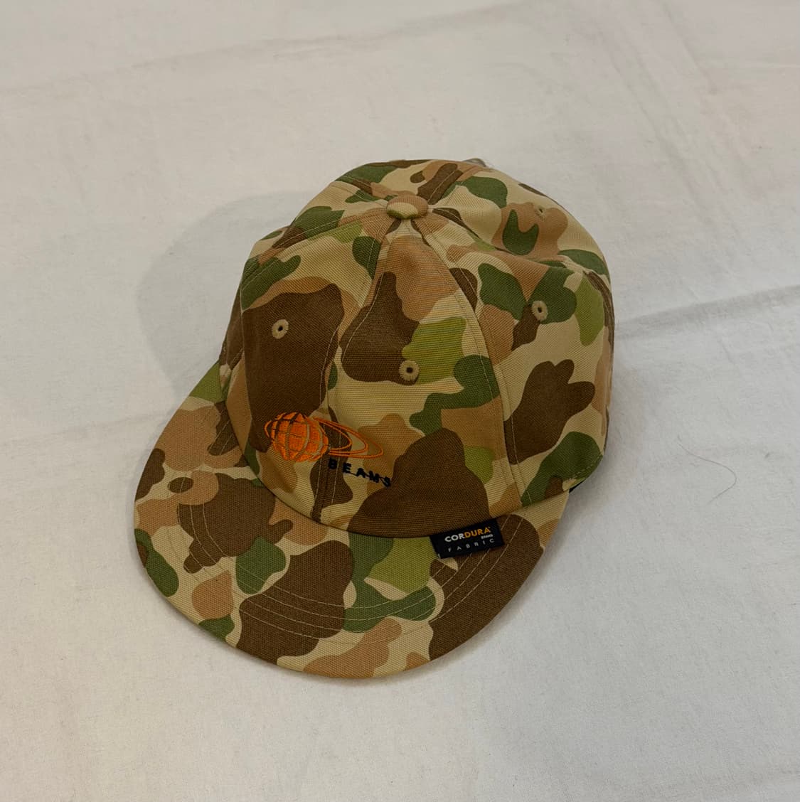 Beams 빔즈 우드랜드 카모 코듀라 6패널 볼캡 상품이미지1