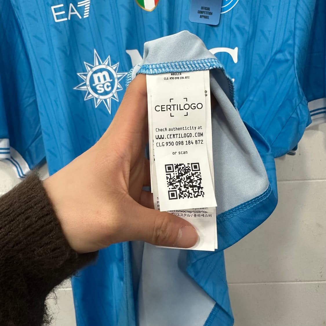 SSC 나폴리 데브라이너 유니폼 상품이미지4