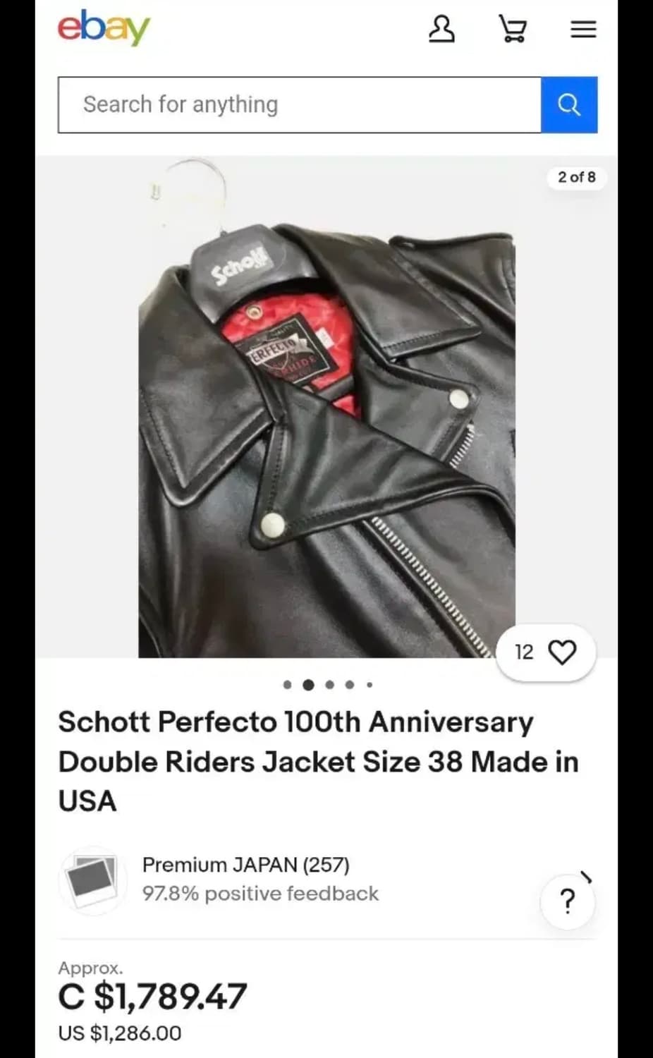 [36] 쇼트 100주년 퍼펙토 가죽자켓 상품이미지10